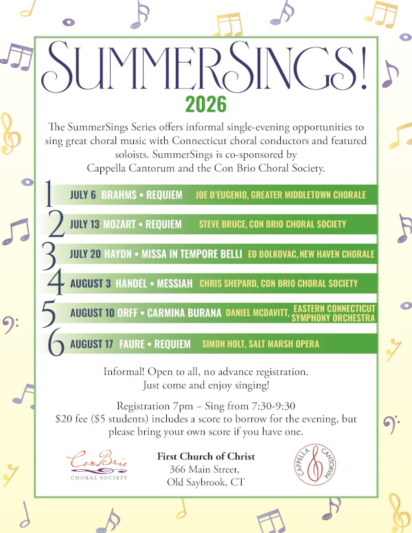 Summer Sings – Brahms Requiem